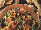 Salade de pieds-de-mouton au curry et au lard