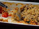 Crumble d’aubergines / Eggplant Crumble