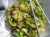 Poêlée de Chou Chinois à l’Asiatique / Asian Chinese Cabbage Pan