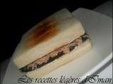 Sandwich à l'aubergine & au thon