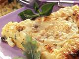Omelette aux coquillettes
