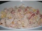 Salade de riz cremeux poulet morbier