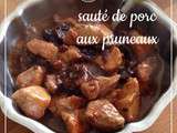 Sauté de porc aux pruneaux