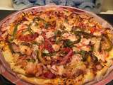 Pâte Pizza à l'ail et aux Herbes / Massa Pizza de Alho com Ervas