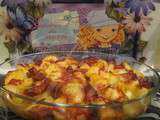 Pommes de Terres et Saucisses en Gratin / Gratinado de Batatas com salchichas