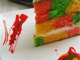 Cake Rainbow tricolore