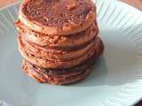 Pancakes avec de la farine de caroube