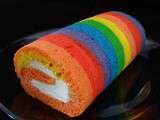 Rainbow cake roll ma