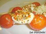 Brochettes tomates mozzarella