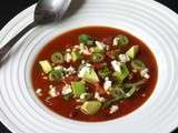Soupe mexicaine : haricots rouges, tomate et chorizo