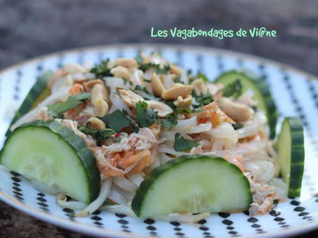 Recettes de Nouilles de riz et Salade de nouilles