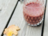 Smoothie rose à la mangue