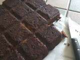 Gâteau au chocolat noir équitable aux trois farines sans gluten à 4 mains