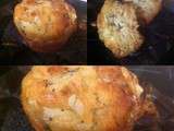 Muffins salés au Pélardon brisures de chips Bretonnes Bret's au Comté