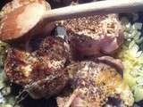 Paupiettes de dinde aux oignons doux des Cévennes au bon sel de Camargue