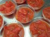Petites compotées de tomates du pays au Muscat de Lunel et poivre noir