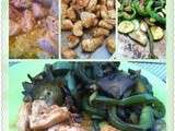 Poulet à la plancha mariné et ses légumes croquants