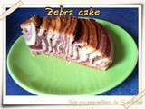 Zebra cake menthe chocolat