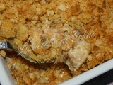 Crumble au poulet et à la moutarde