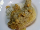 Curry de poulet cajou coco