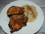 Hauts de cuisse de poulet sauce Teriyaki maison a la friteuse à air chaud