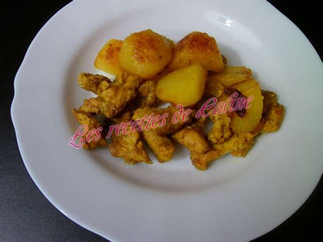Recettes de Poulet au curry et Pomme de terre
