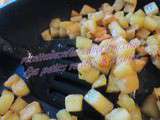 Pommes de terre sauté au mélange Antillais