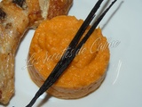 Puree de patates douces a la vanille