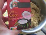 Purée de pommes de terre au lait de coco et café