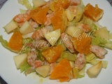 Salade de crevettes minceur