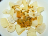 Salade de fruits blanches et passion