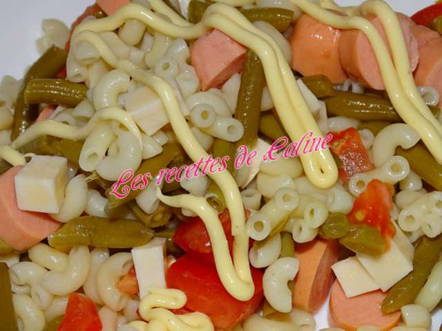 SALADE DE PATES VEGETARIENNE AUX COEURS DE PALMIER - Les petits plaisirs de  doro