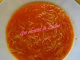 Soupe de tomates et vermicelles de Cyril Lignac