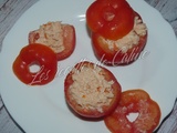 Tomates farcies à la rillette de Surimi