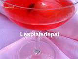 Cocktail Octobre Rose-fraise litchee