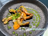 Langoustine, patate douce, vanille