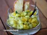 Tartare d'Ananas à la coriandre