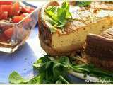 Cheese-cake au Gorgonzola et Basilic Confit