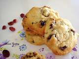 Cookies rhum cranberries