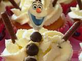 Mini gâteaux Olaf (La Reine des Neiges)