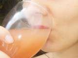 Vin pétillant de pastèque (Recette anti-gaspi) (128Kcal)