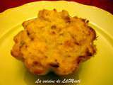 Muffins de chou-fleur au bleu d'Auvergne et aux noisettes
