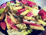 Salade italienne : penne regate et betterave chiogga