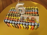 Gateau anniversaire chocolat /smarties