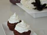 Cupcakes au Chocolat et glaçage vanille au creamcheese et fromage blanc (pp/pl) - avec tolérés