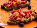 Bruschettas au fromage à la poêle