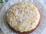 Carrot Cake avec un glaçage rocher blanc