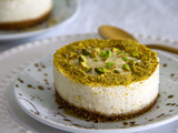 Cheesecakes sans cuisson à la pistache