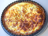Quiche légère au jambon et fromage