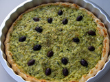 Tarte fine aux oignons et aux courgettes